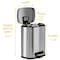 Hls Commercial 1.32 Gallon / 5 Liter Stainless Steel Soft Step Pedal Commercial Trash Can with Removable Plastic Liner and Odor Filter HLSS01R - alternate 11
